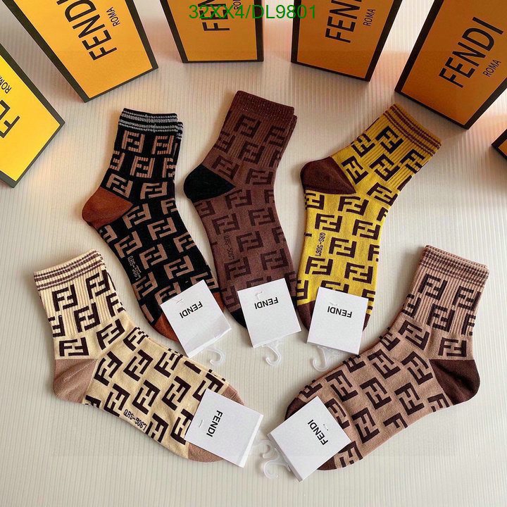 Fendi-Sock Code: DL9801 $: 32USD