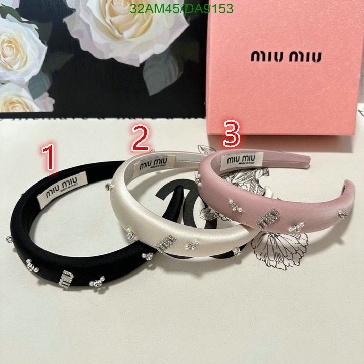 MIU MIU-Headband Code: DA9153 $: 32USD