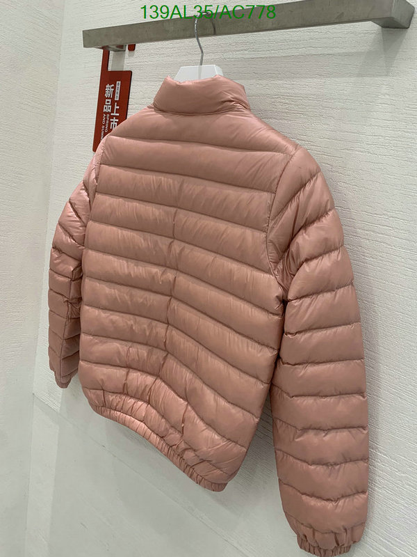 Moncler-Down jacket Women Code: AC778 $: 139USD