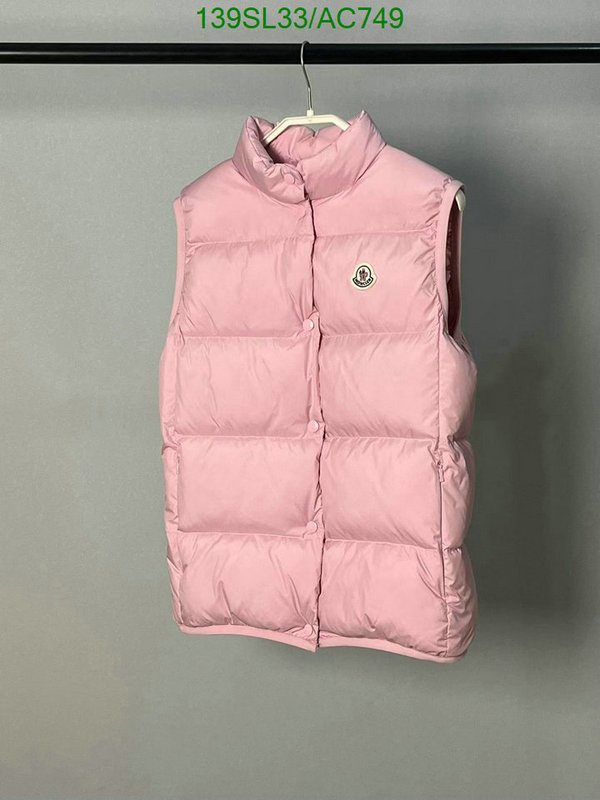 Moncler-Down jacket Women Code: AC749 $: 139USD