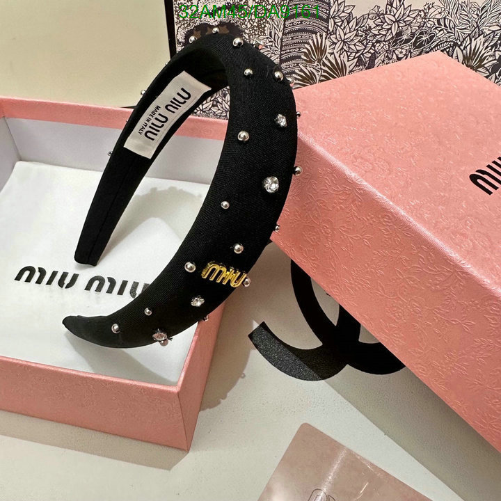 MIU MIU-Headband Code: DA9161 $: 32USD