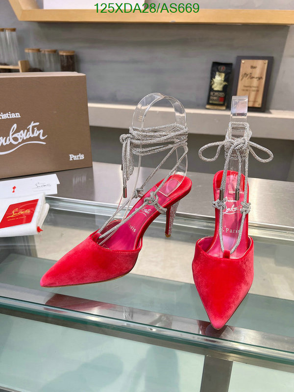 Christian Louboutin-Women Shoes Code: AS669 $: 125USD