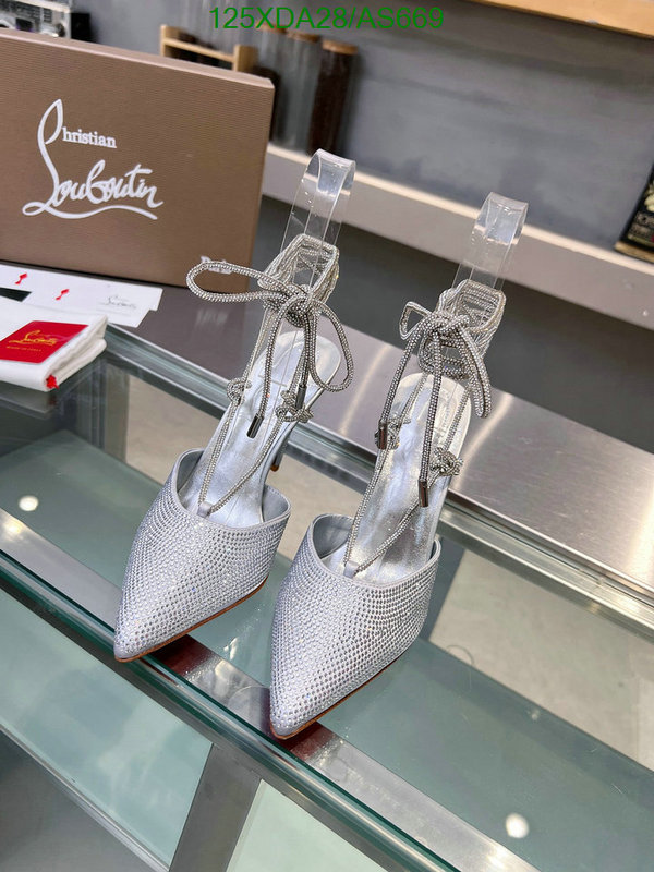 Christian Louboutin-Women Shoes Code: AS669 $: 125USD