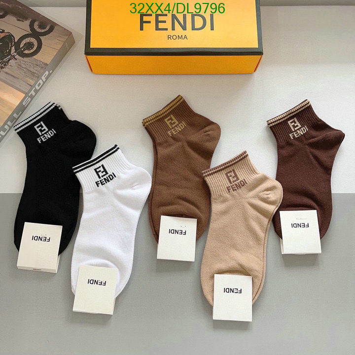 Fendi-Sock Code: DL9796 $: 32USD