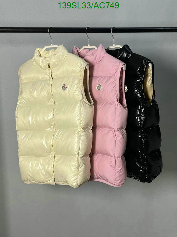 Moncler-Down jacket Women Code: AC749 $: 139USD