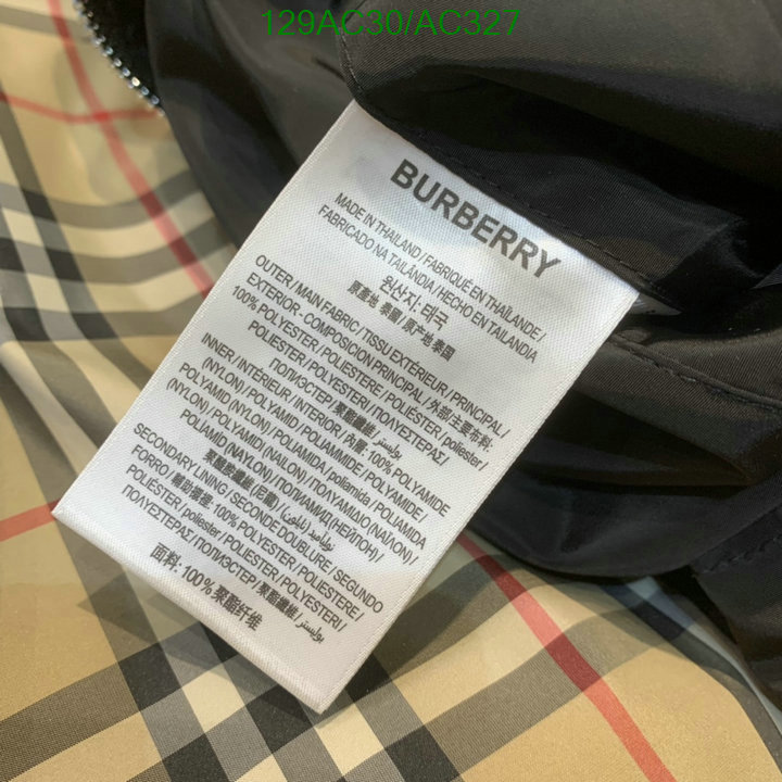 Burberry-Down jacket Women Code: AC327 $: 129USD