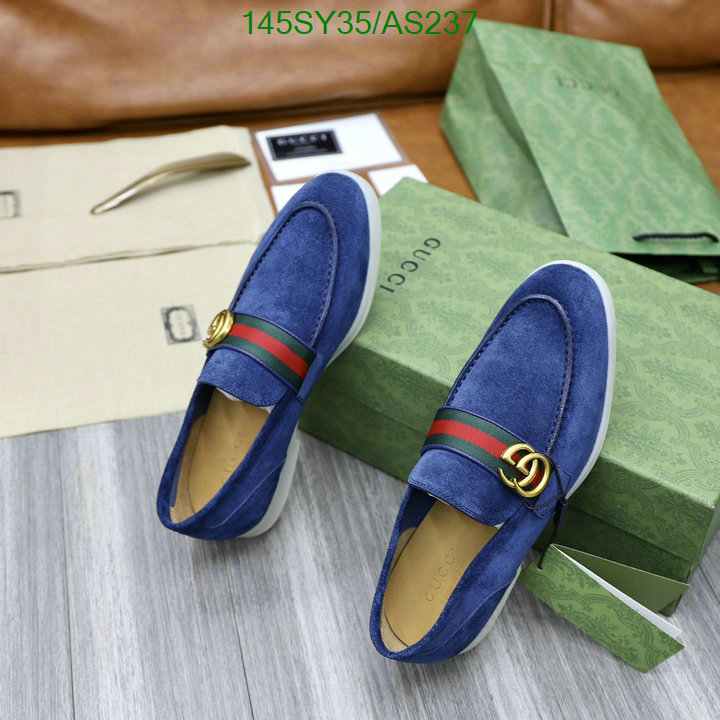 Gucci-Men shoes Code: AS237 $: 145USD