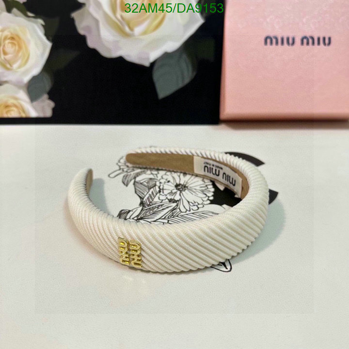 MIU MIU-Headband Code: DA9153 $: 32USD