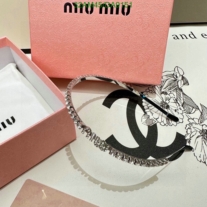 MIU MIU-Headband Code: DA9151 $: 32USD