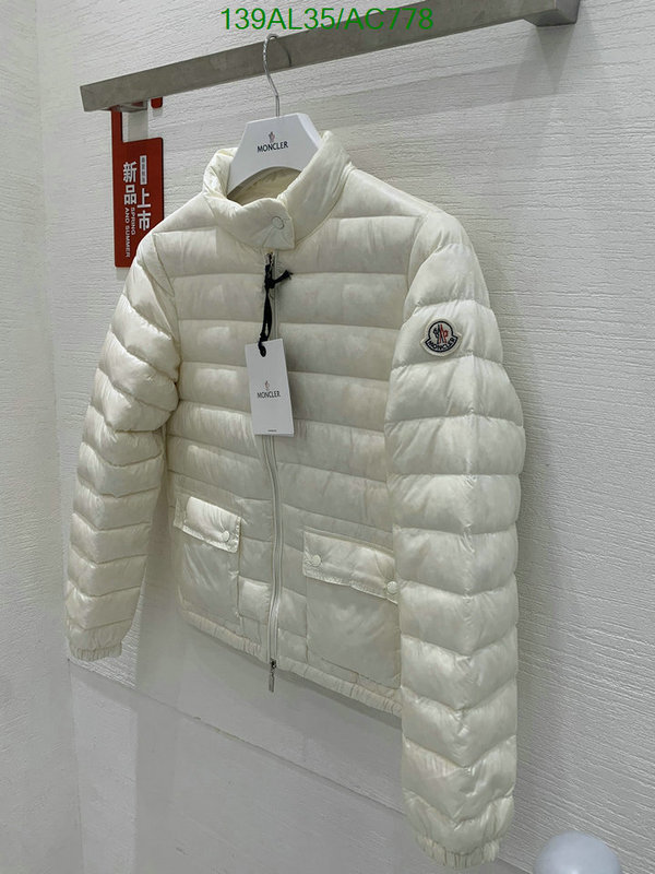 Moncler-Down jacket Women Code: AC778 $: 139USD