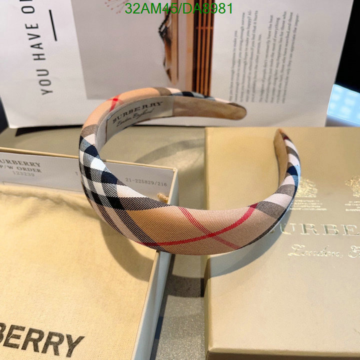 Burberry-Headband Code: DA8981 $: 32USD