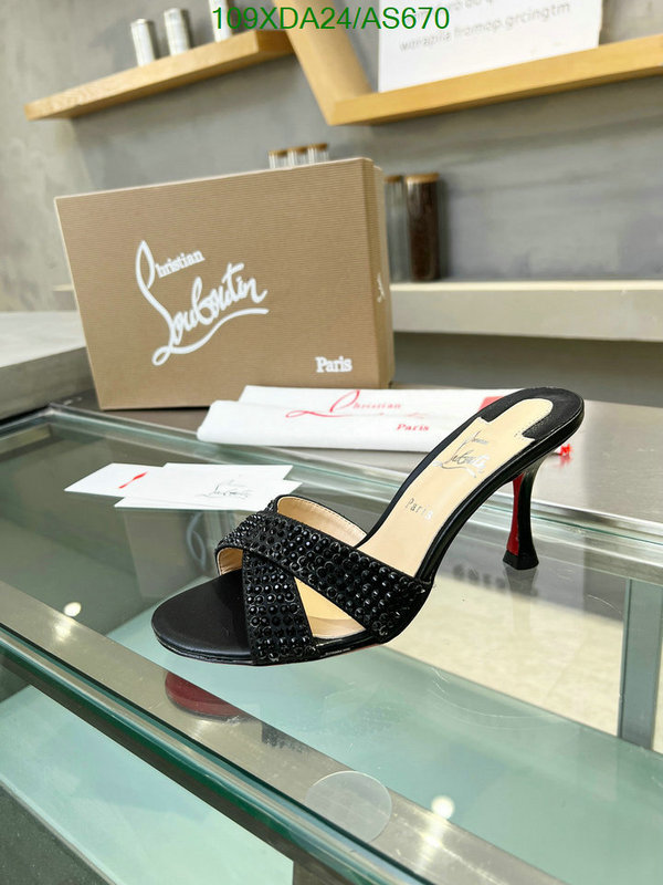 Christian Louboutin-Women Shoes Code: AS670 $: 109USD