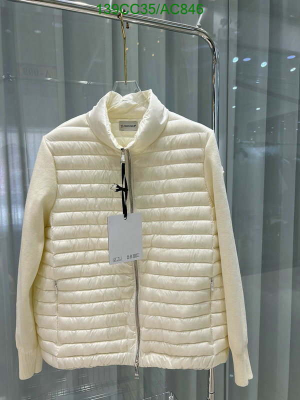 Moncler-Down jacket Women Code: AC846 $: 139USD