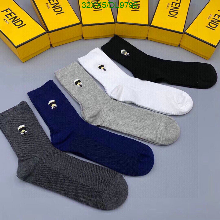 Fendi-Sock Code: DL9799 $: 32USD