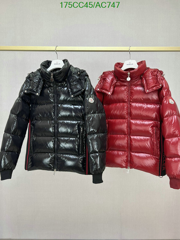 Moncler-Down jacket Men Code: AC747 $: 175USD