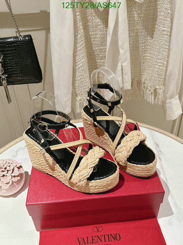 Valentino-Women Shoes Code: AS647 $: 125USD