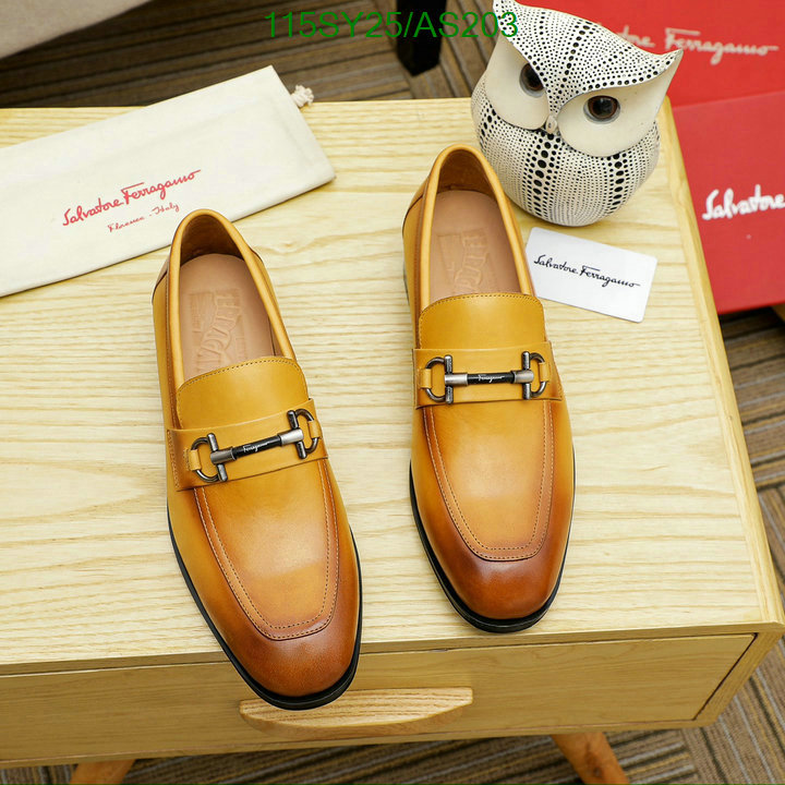 Ferragamo-Men shoes Code: AS203 $: 115USD