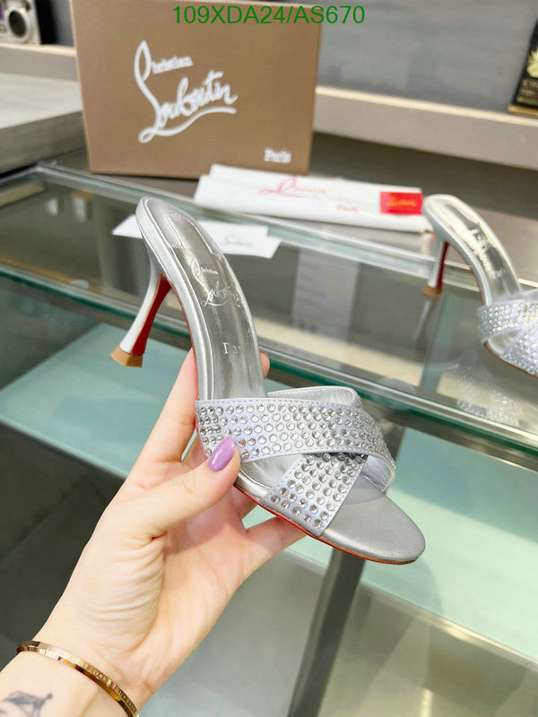 Christian Louboutin-Women Shoes Code: AS670 $: 109USD