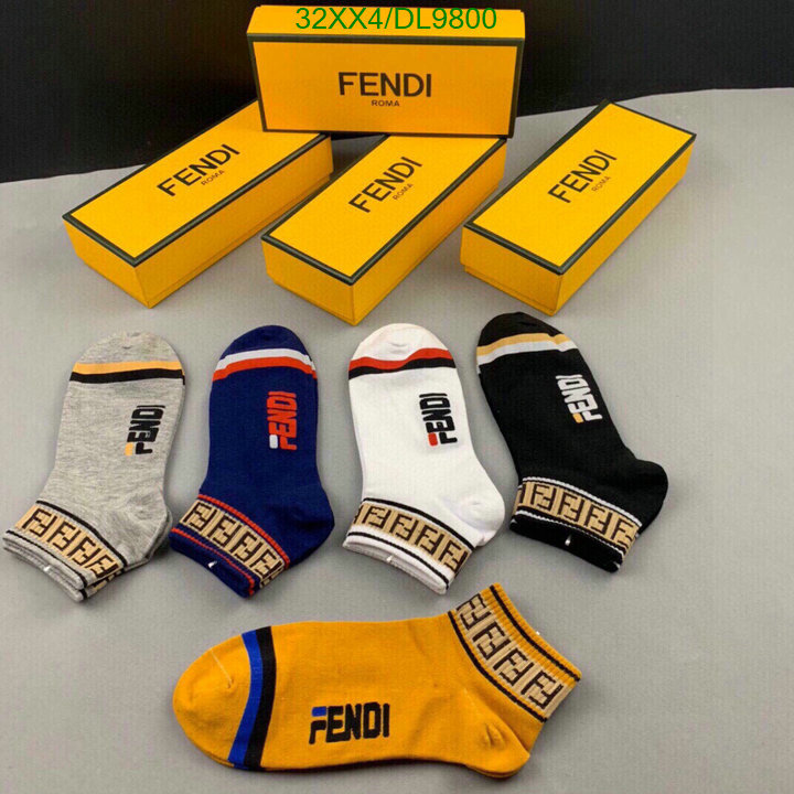 Fendi-Sock Code: DL9800 $: 32USD