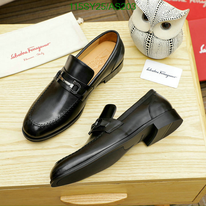 Ferragamo-Men shoes Code: AS203 $: 115USD