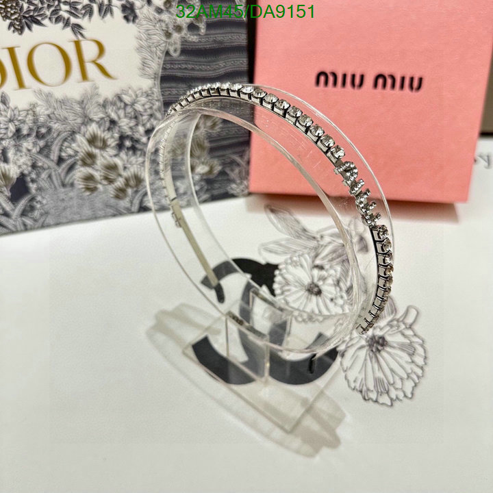 MIU MIU-Headband Code: DA9151 $: 32USD