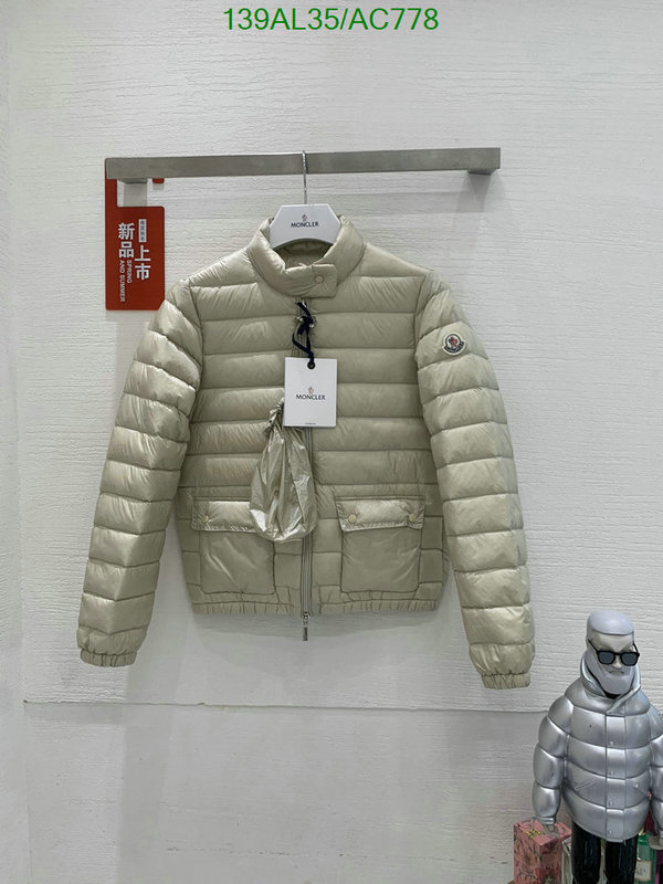 Moncler-Down jacket Women Code: AC778 $: 139USD