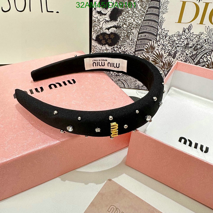 MIU MIU-Headband Code: DA9161 $: 32USD