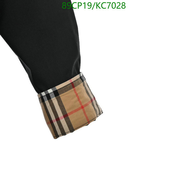 Burberry-Clothing Code: KC7028 $: 89USD