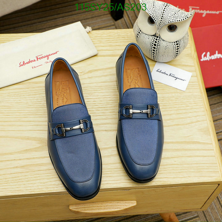 Ferragamo-Men shoes Code: AS203 $: 115USD