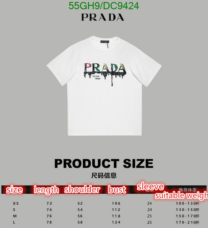 Prada-Clothing Code: DC9424 $: 55USD