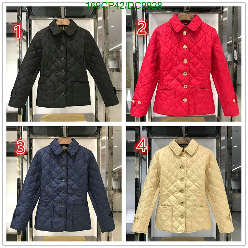 Burberry-Down jacket Women Code: DC9928 $: 169USD