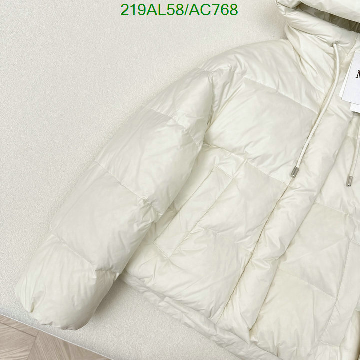 MaxMara-Down jacket Women Code: AC768 $: 219USD