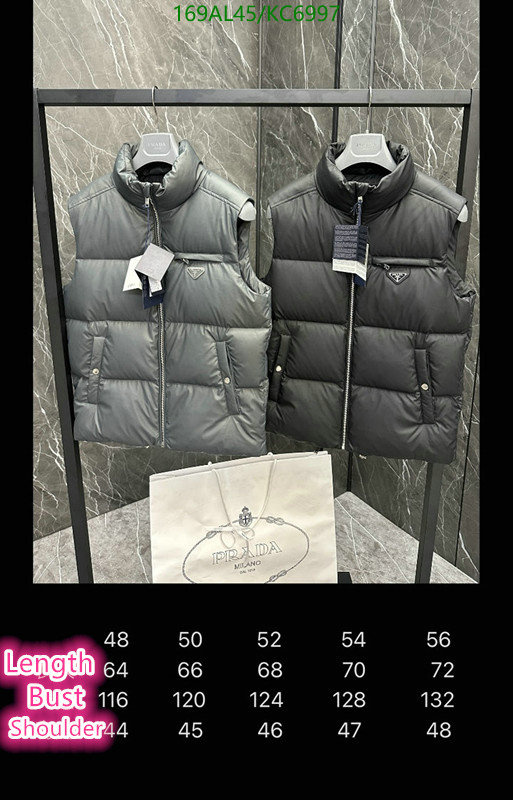 Prada-Down jacket Men Code: KC6997 $: 169USD