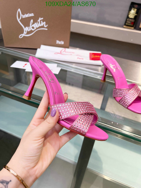 Christian Louboutin-Women Shoes Code: AS670 $: 109USD