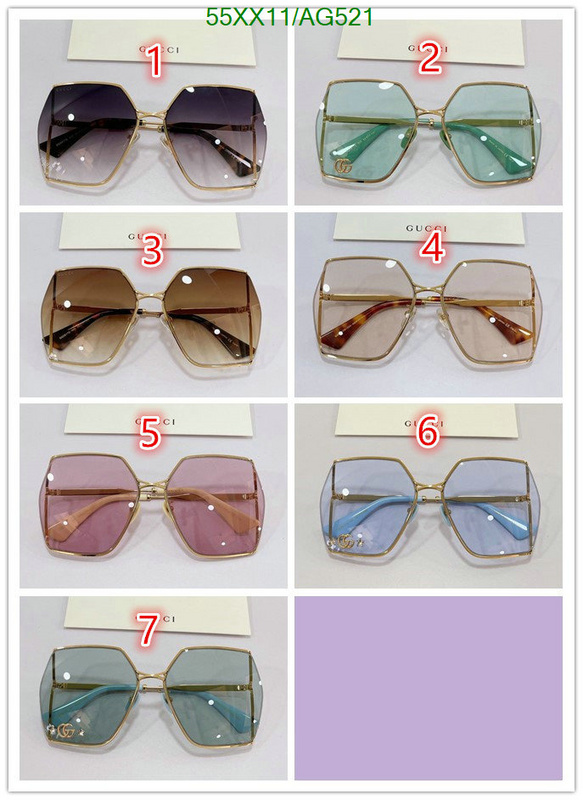 Gucci-Glasses Code: AG521 $: 55USD