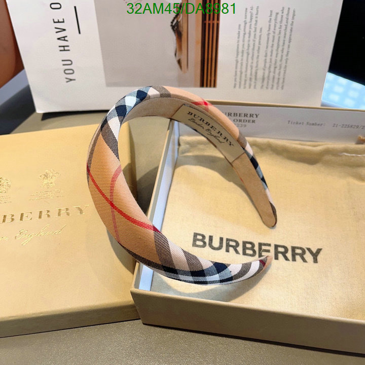 Burberry-Headband Code: DA8981 $: 32USD