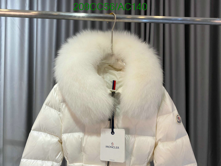 Moncler-Down jacket Women Code: AC140 $: 209USD