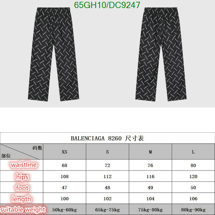 Balenciaga-Clothing Code: DC9247 $: 65USD