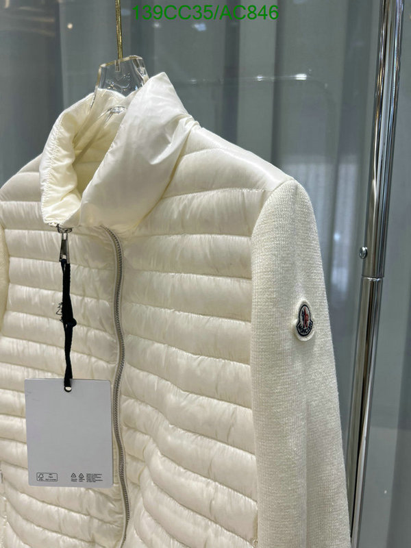 Moncler-Down jacket Women Code: AC846 $: 139USD