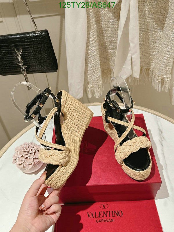 Valentino-Women Shoes Code: AS647 $: 125USD