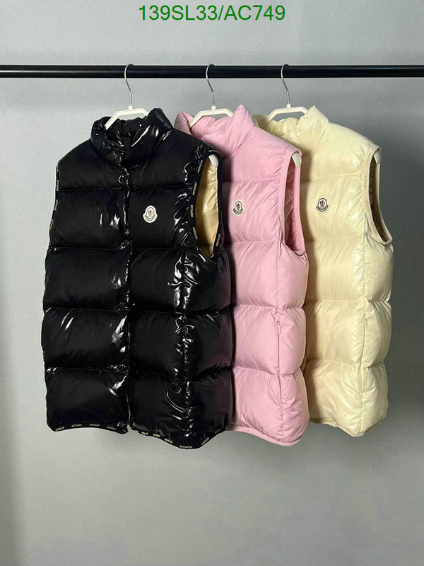 Moncler-Down jacket Women Code: AC749 $: 139USD