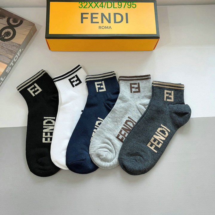 Fendi-Sock Code: DL9795 $: 32USD