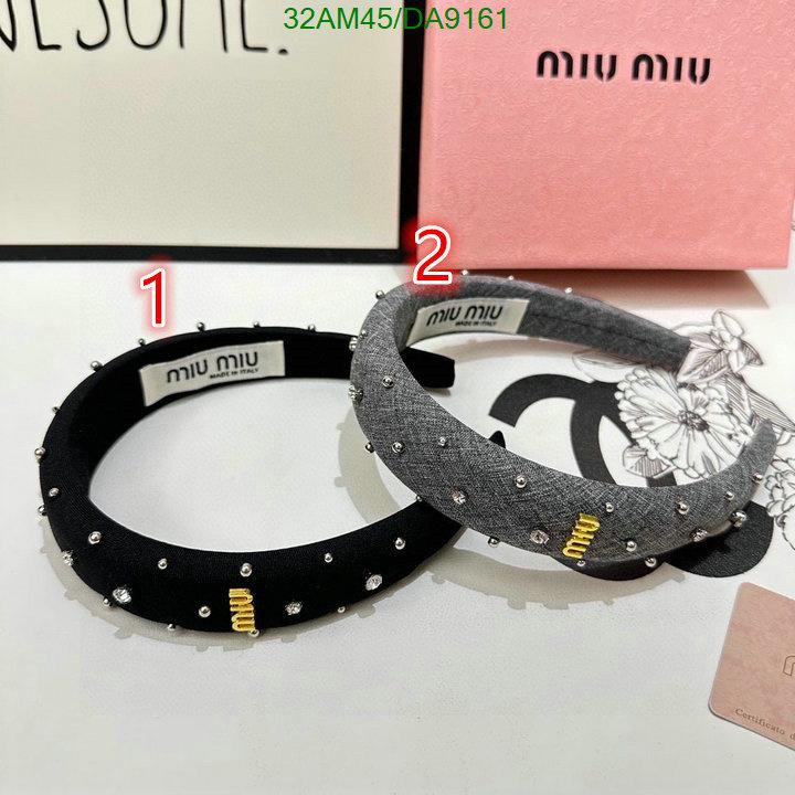 MIU MIU-Headband Code: DA9161 $: 32USD