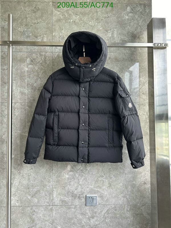 Moncler-Down jacket Men Code: AC774 $: 209USD