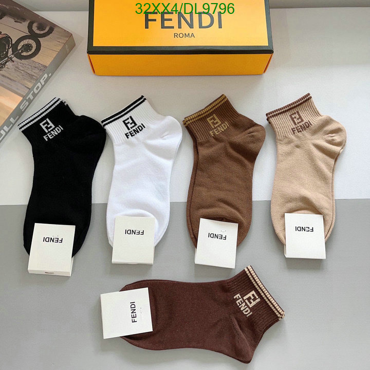 Fendi-Sock Code: DL9796 $: 32USD