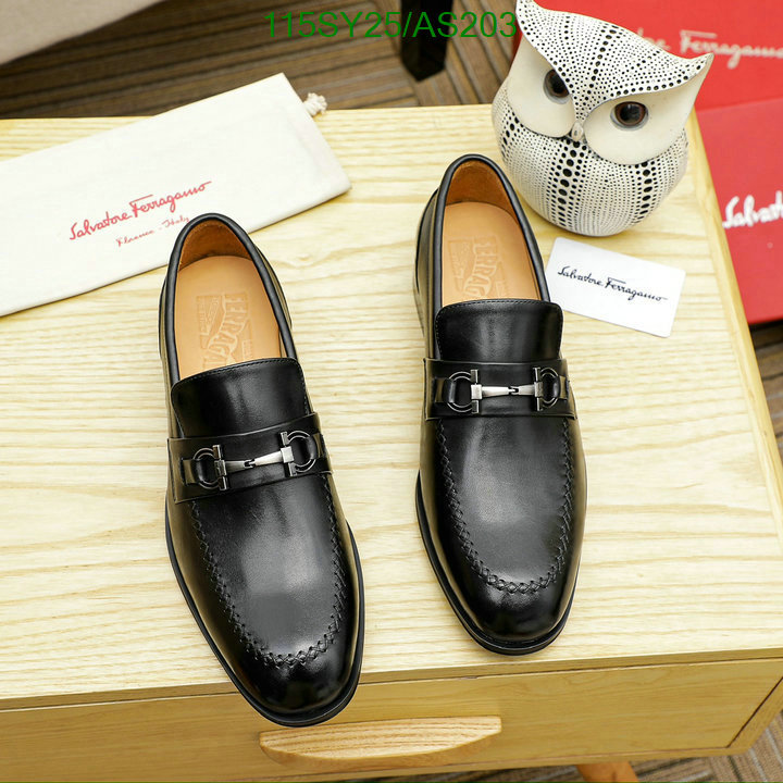 Ferragamo-Men shoes Code: AS203 $: 115USD