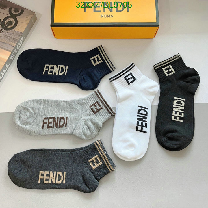 Fendi-Sock Code: DL9795 $: 32USD