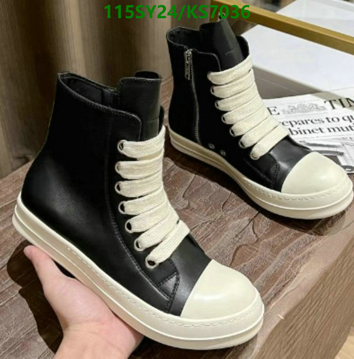 RICK OWENS-Men shoes Code: KS7035 $: 115USD