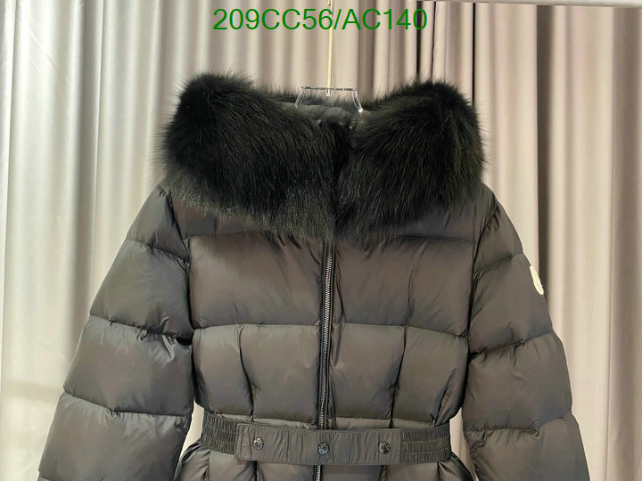 Moncler-Down jacket Women Code: AC140 $: 209USD