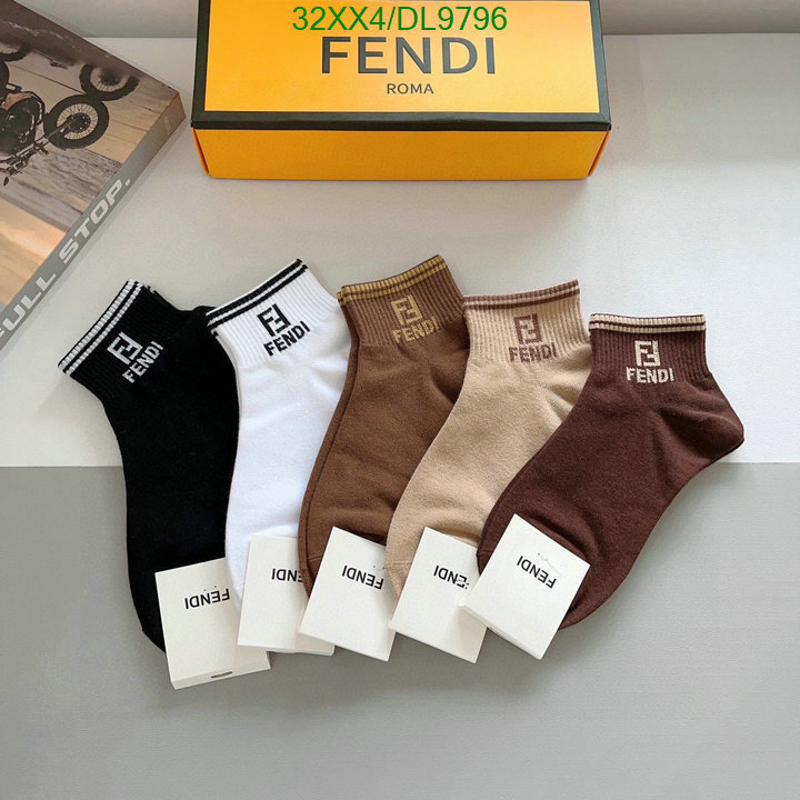 Fendi-Sock Code: DL9796 $: 32USD